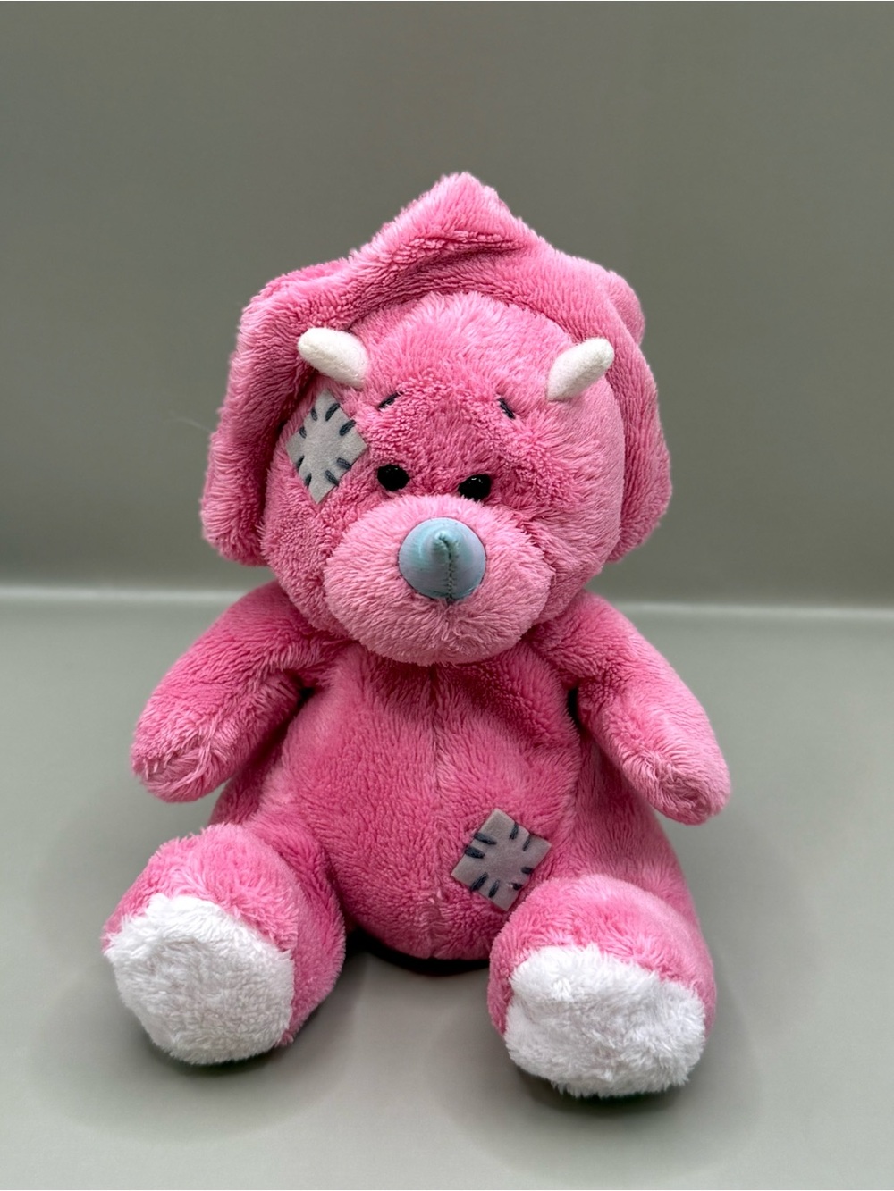 Me to You My Blue Nose Friends Pudge Triceratops Pink Plush Stuffed Animal